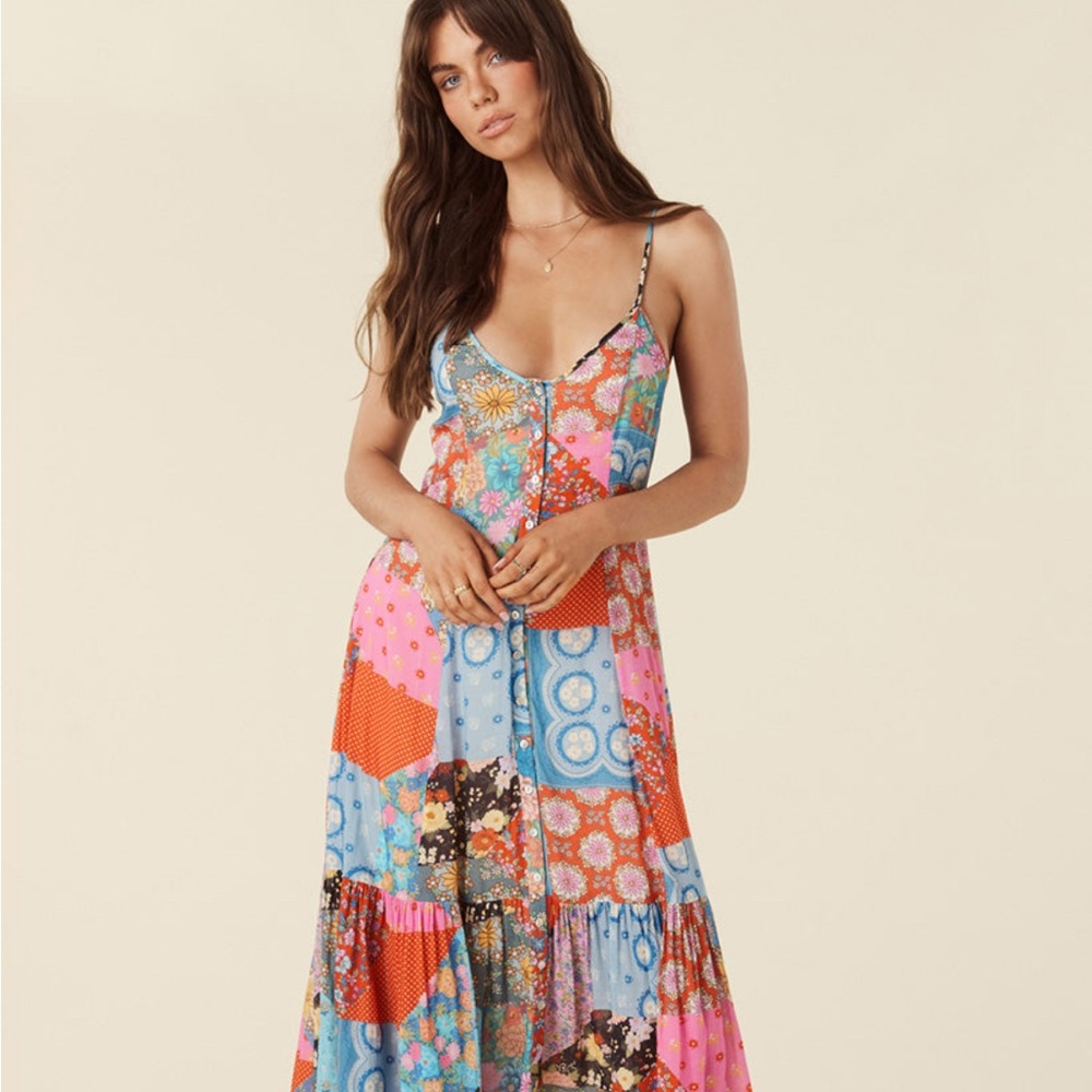Spell & The Gypsy Collective Cha Cha Strappy Midi Dress